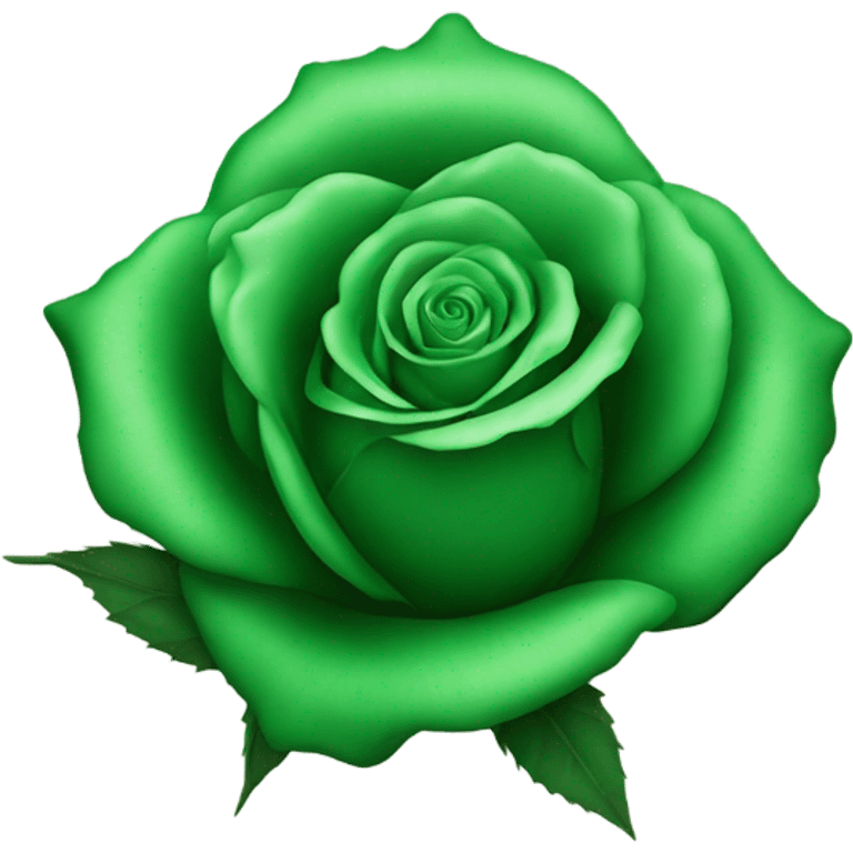 green rose emoji