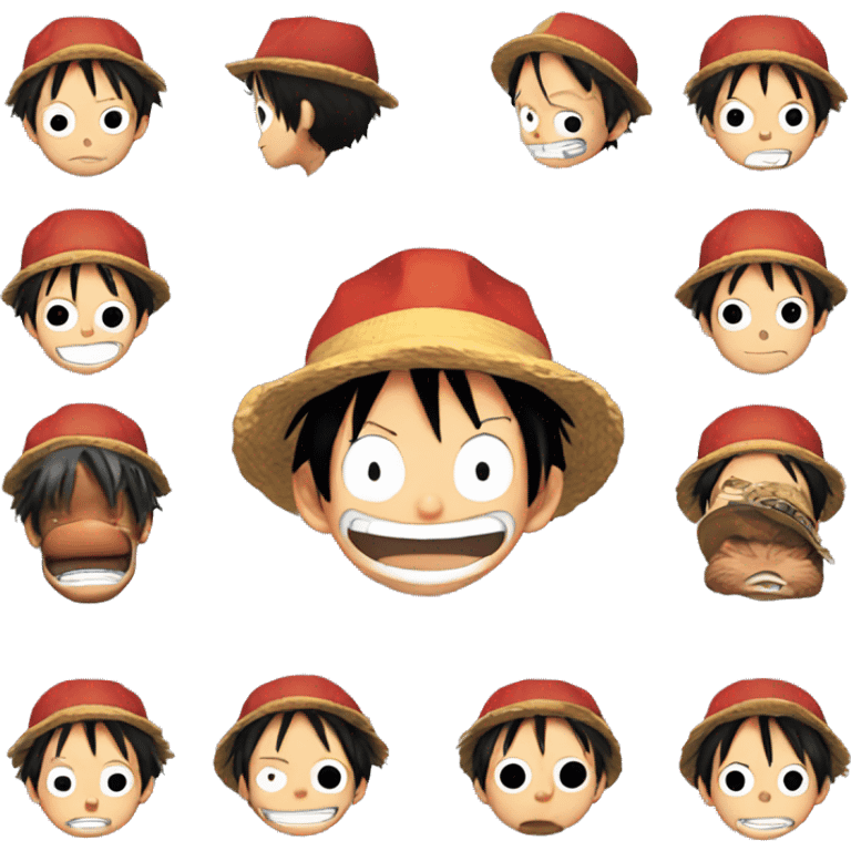 Monkey d luffy emoji