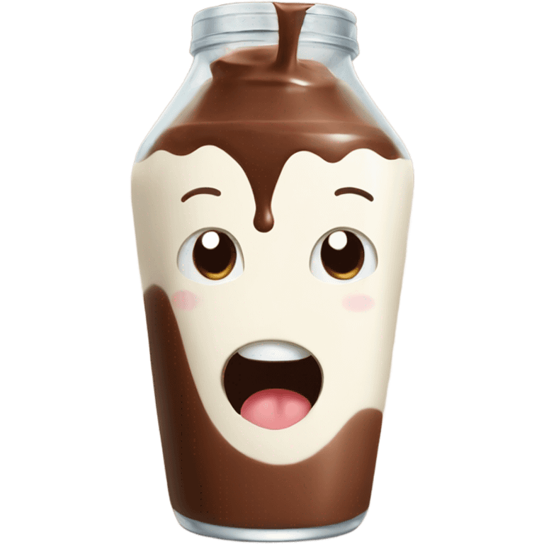 chocolate milk  emoji