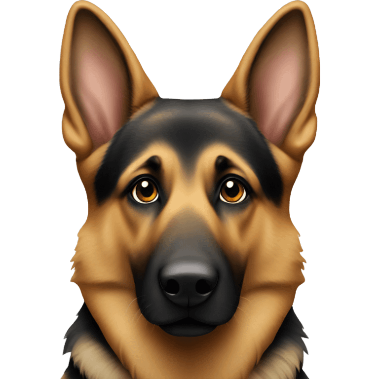 German shepherd with floppy ears  emoji