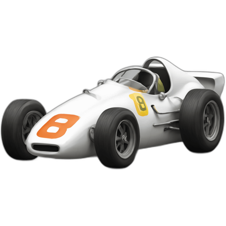 a old school racecar emoji