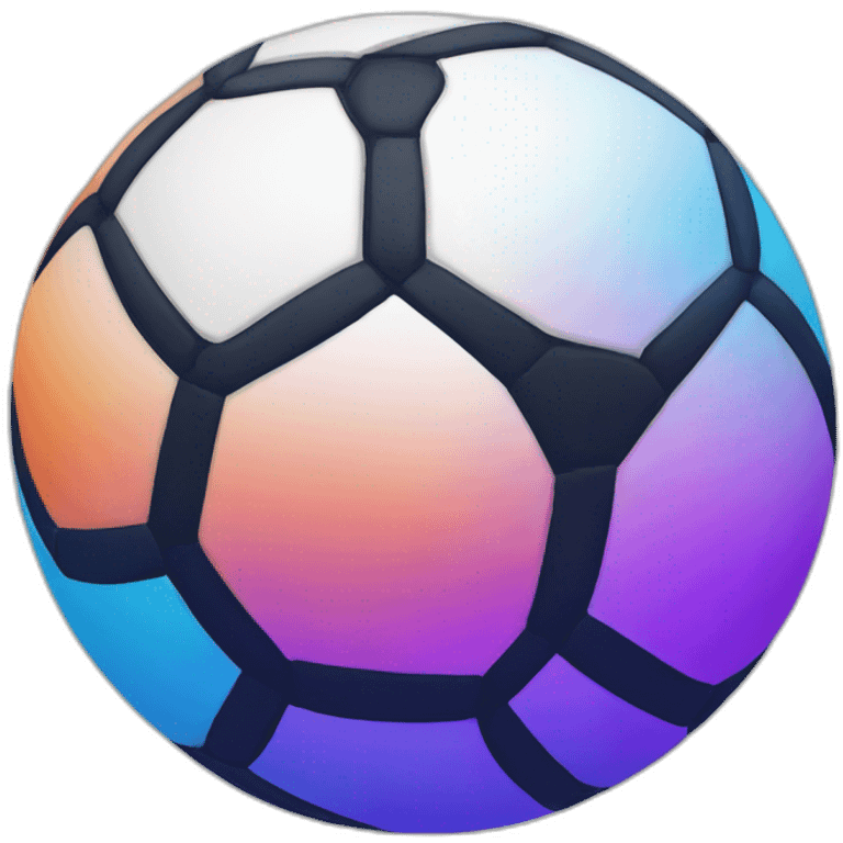 soccer ball gradient emoji