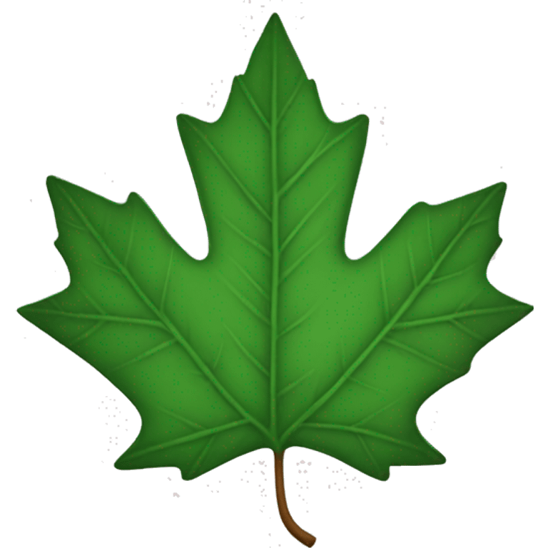 a maple leaf emoji