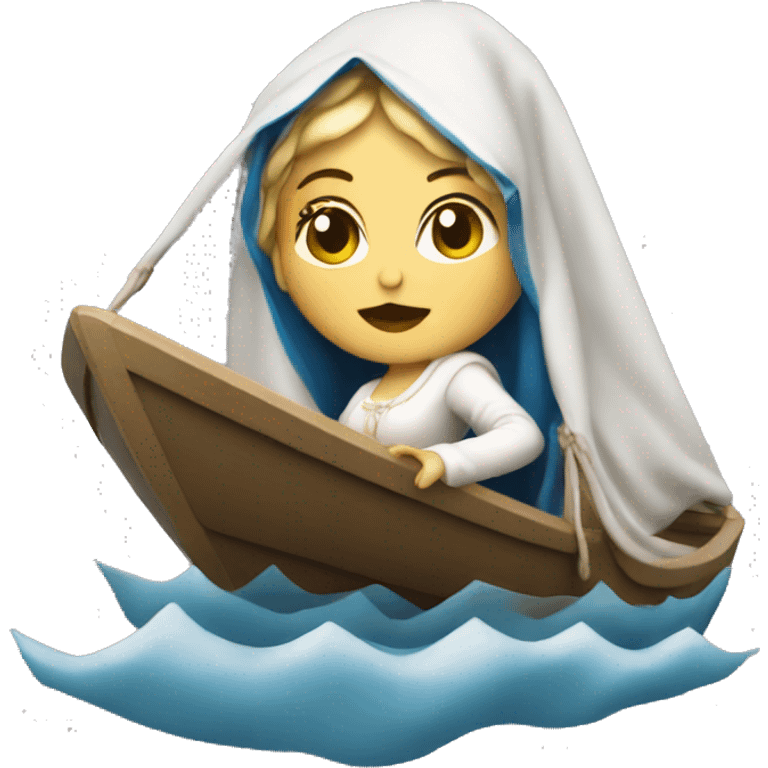 madonna on a boat emoji