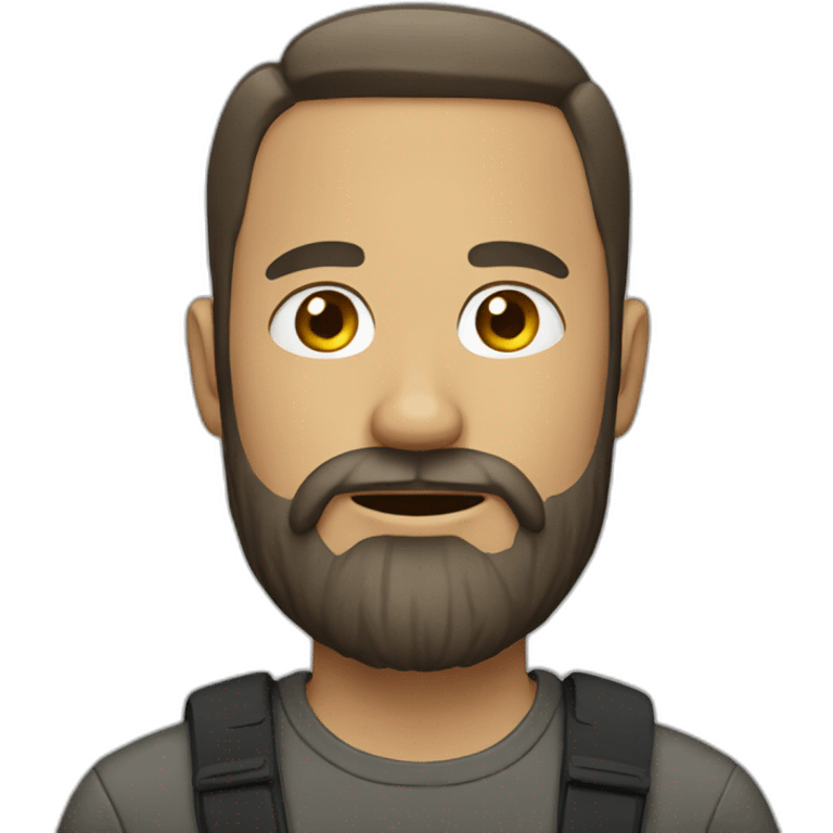 Man with beard emoji