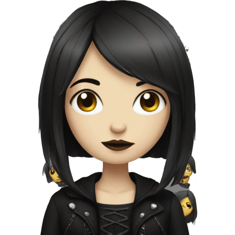 gothic girl  emoji