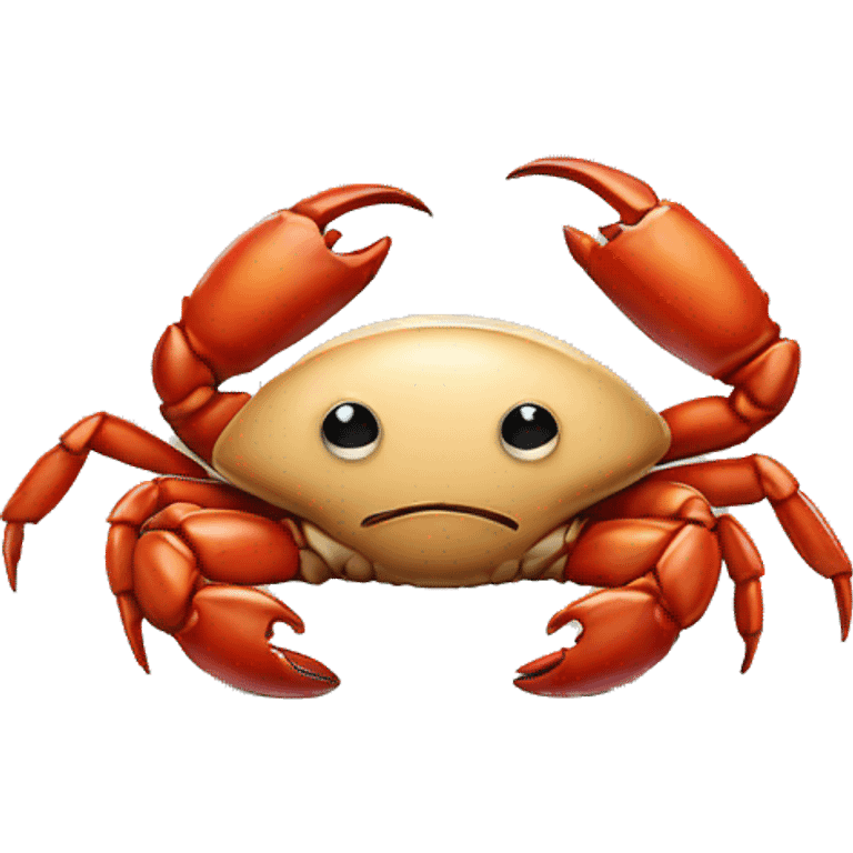 Crab smoking a cigarette  emoji