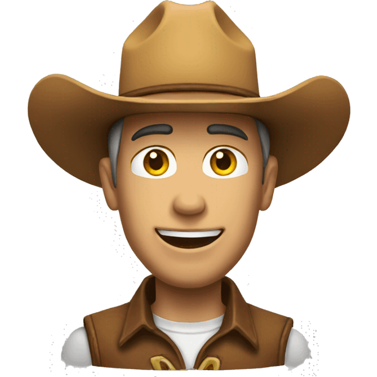 White woody with cowboy hat emoji