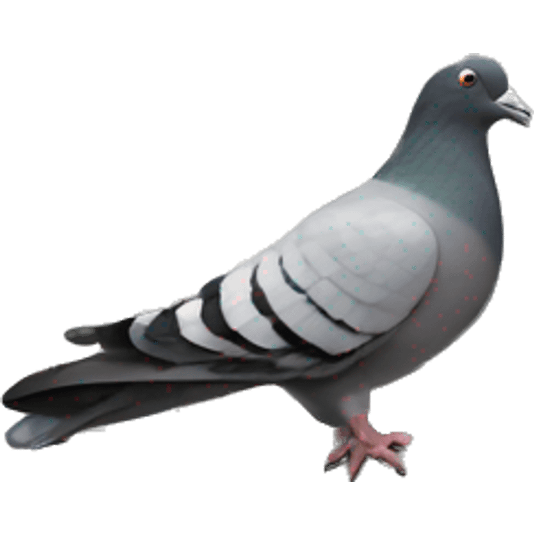 pigeon on big cross emoji