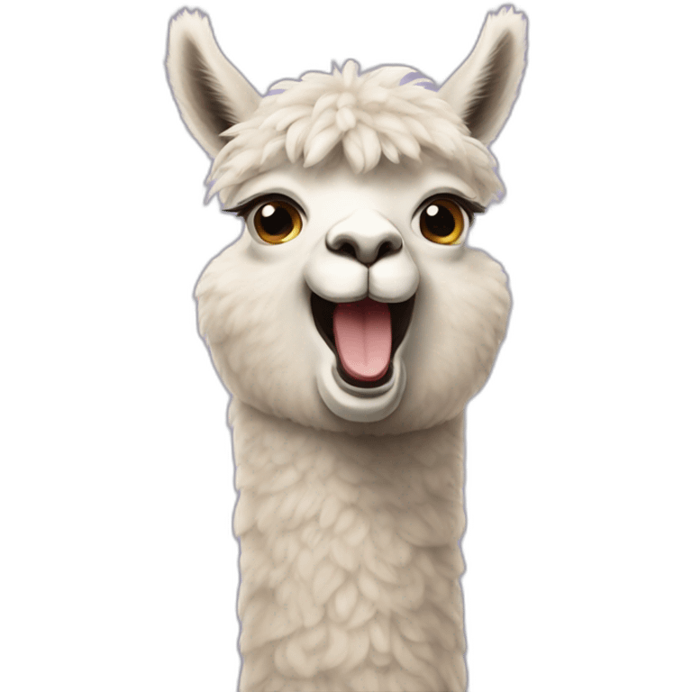 laughing-alpaca emoji