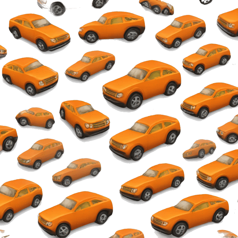 Orange car emoji