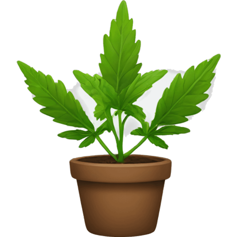 Weed plant emoji