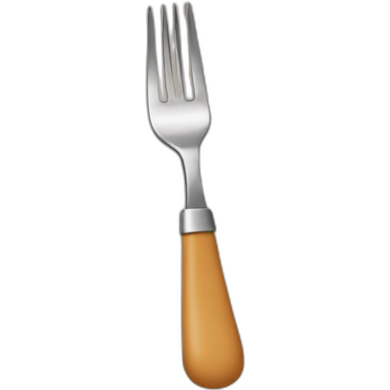 hand holding fork emoji