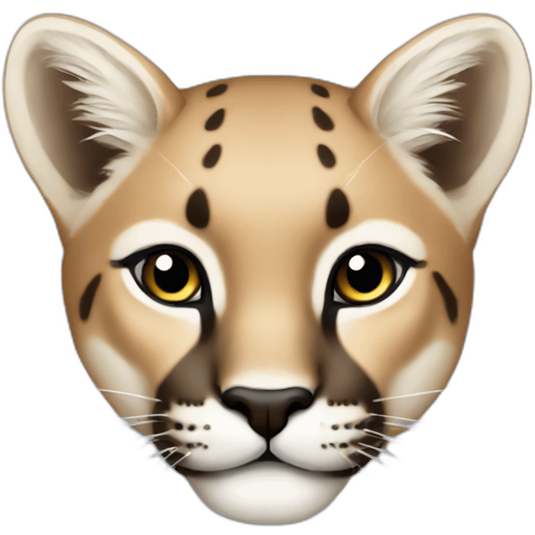 cute puma emoji