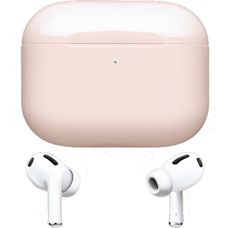 light pastel pink AirPods pro max emoji