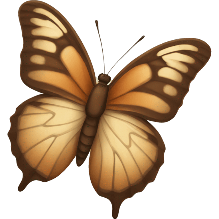 brown butterfly  emoji