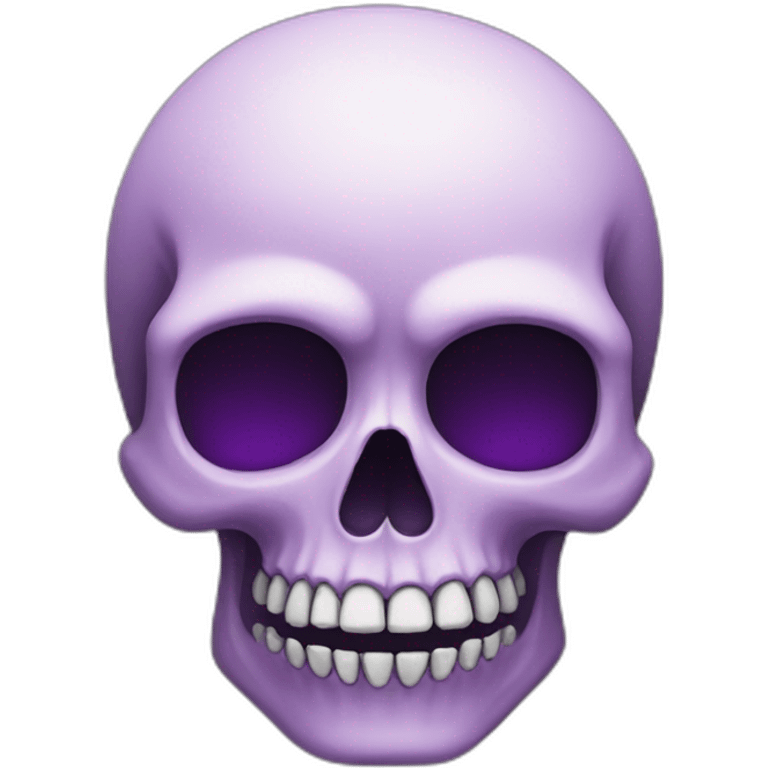 purple skull emoji