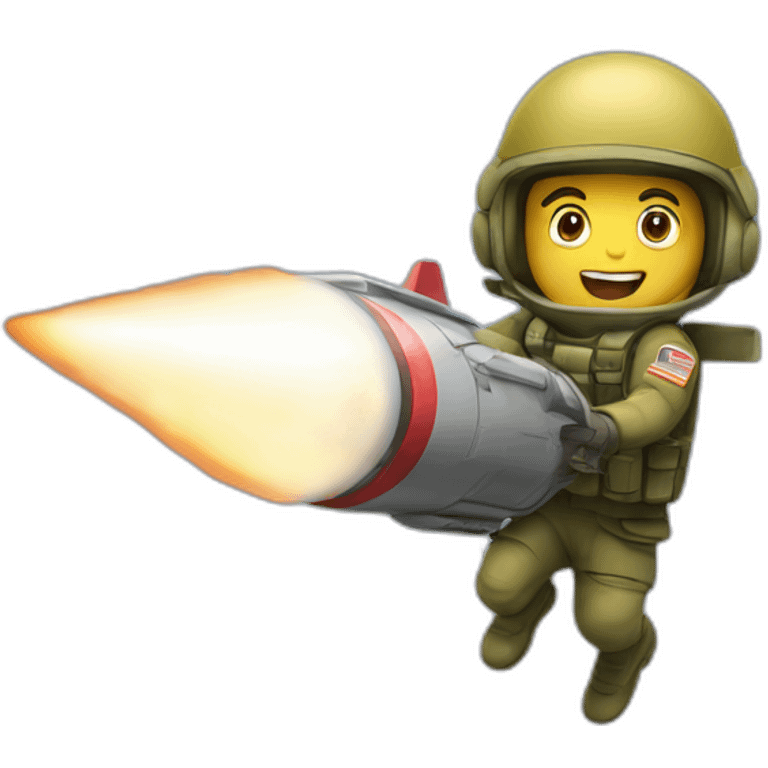 soldier rocket jumping emoji