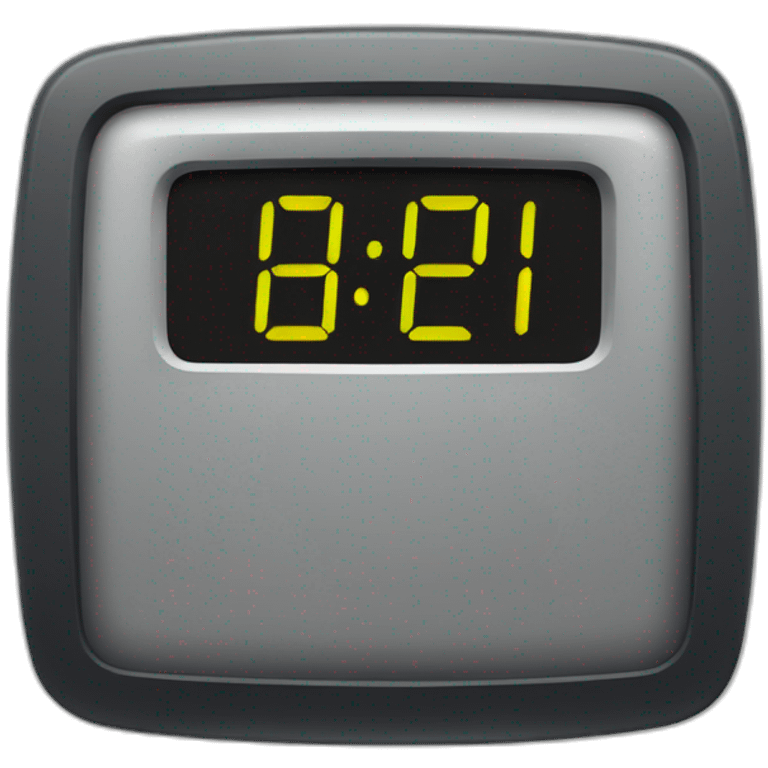 "1212 DIGITAL CLOCK" emoji