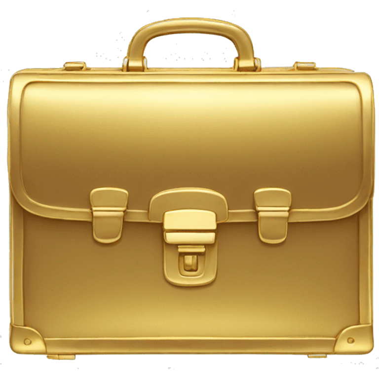 gold briefcase emoji