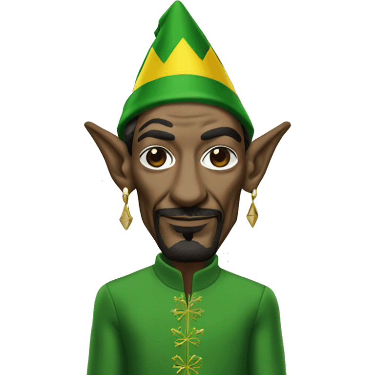 Snoop dogg as an elf emoji