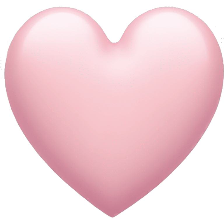 Pastel pink heart emoji