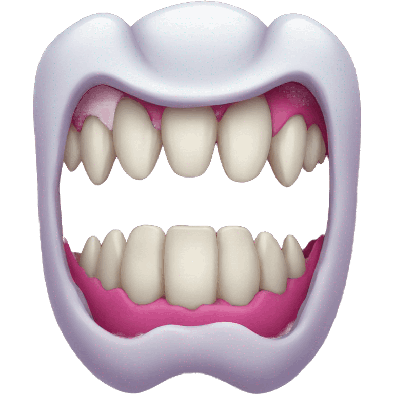 monster teeth emoji