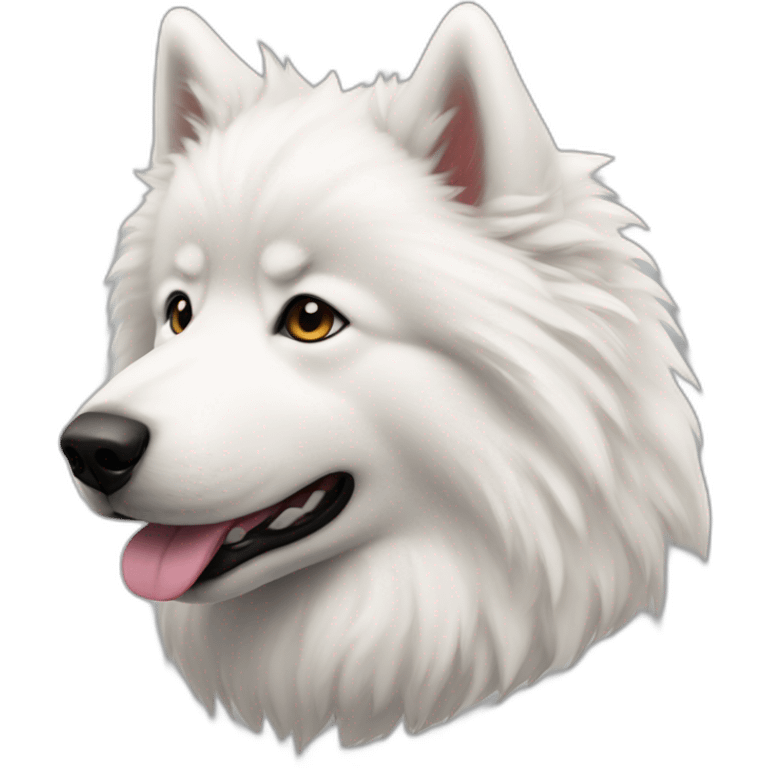 Samoyedo enfadado emoji