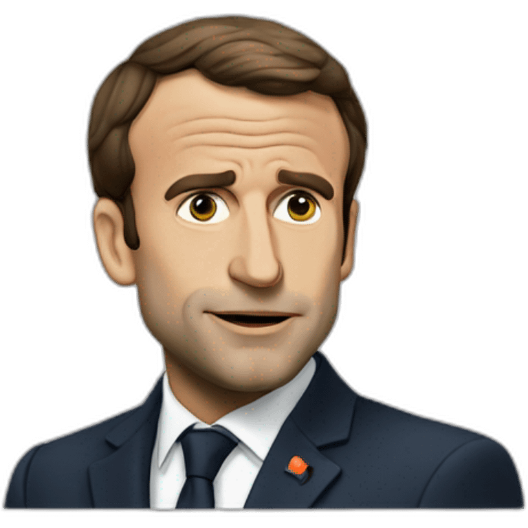 macron qui fume emoji