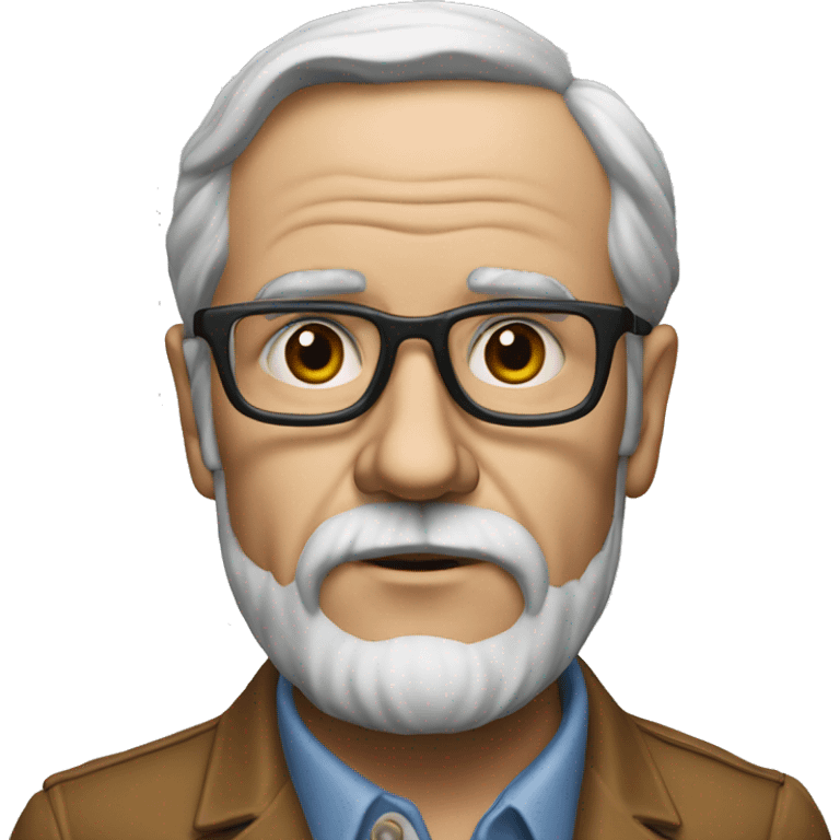 engenier 1970 photorealistic serious emoji