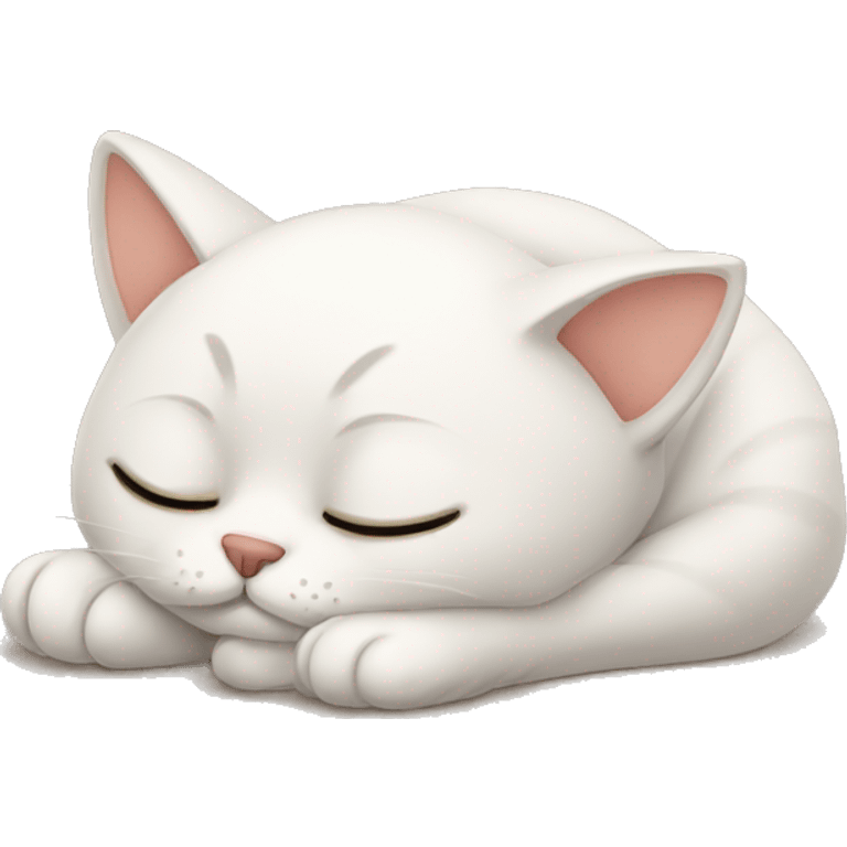 cat with sleep  emoji