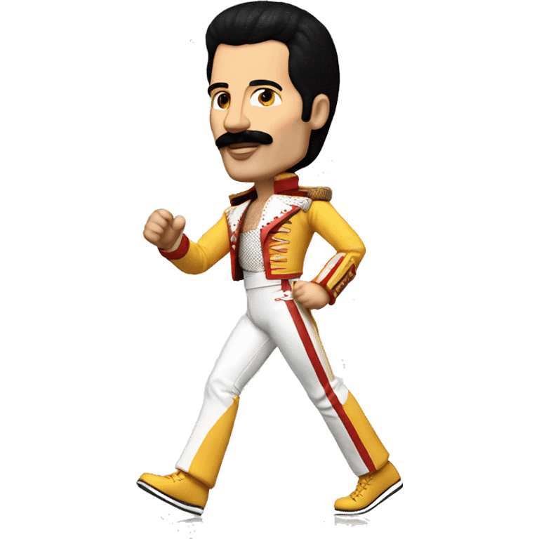 Freddie Mercury walks off into the sunset emoji