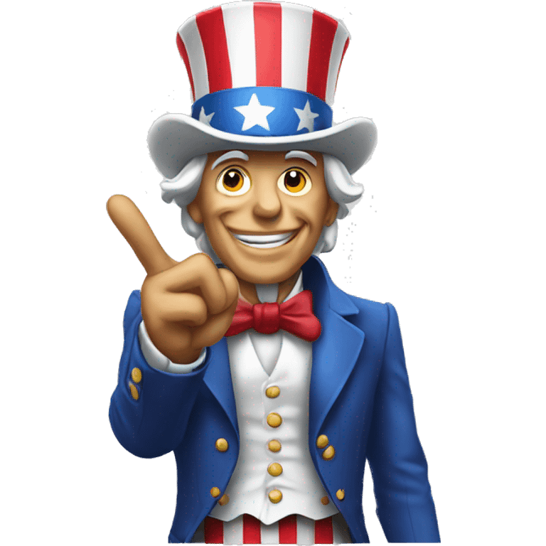 uncle sam pointing forward emoji