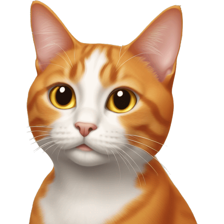 orange tuxedo cat  emoji