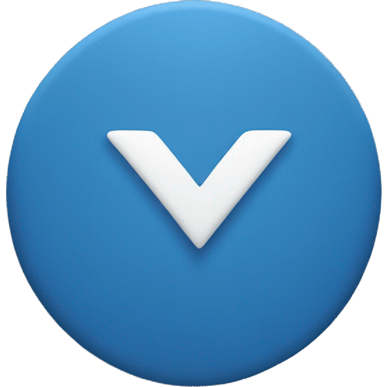 blue tick logo emoji