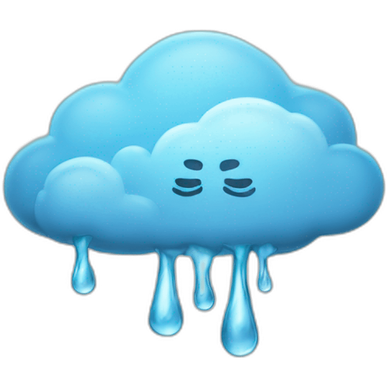 rain cloud emoji