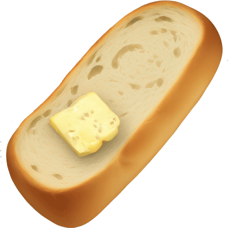 Bread with garlic butter  emoji