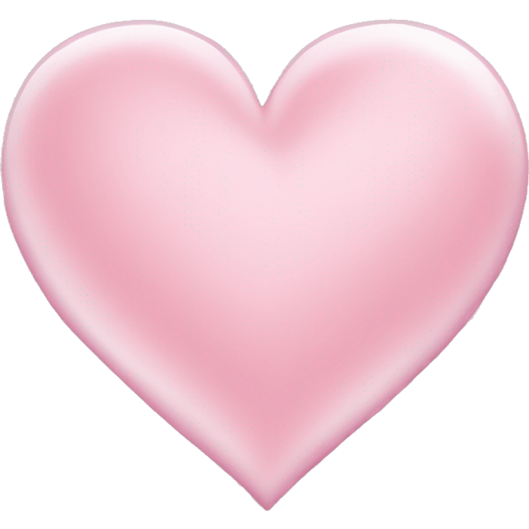 light pink love heart emoji