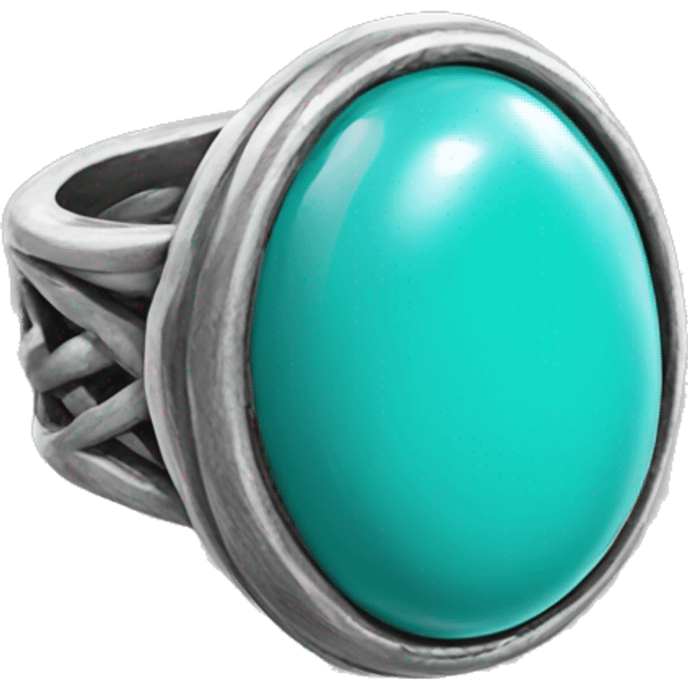 turquoise ring emoji