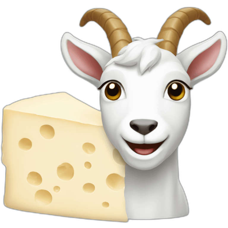 Goat cheese emoji