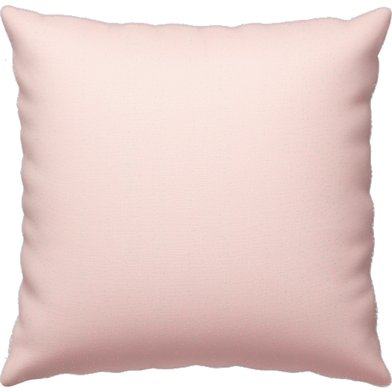 Light pink pillow with texture emoji