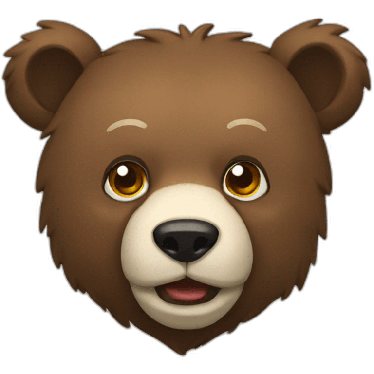 Bear play basktetvall emoji