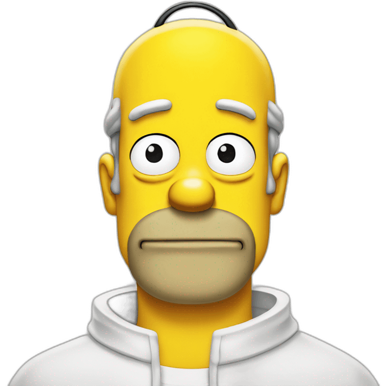 Homer Simpson, style manga emoji