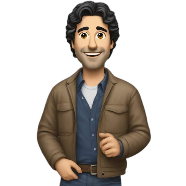 Hyper realistic Ross gueller emoji