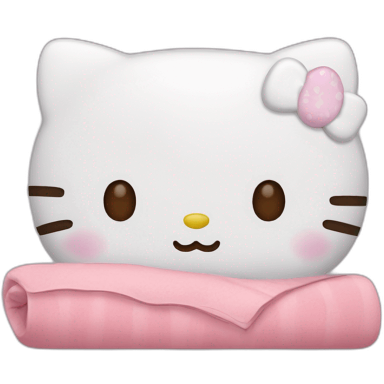 Hello kitty sleeps emoji