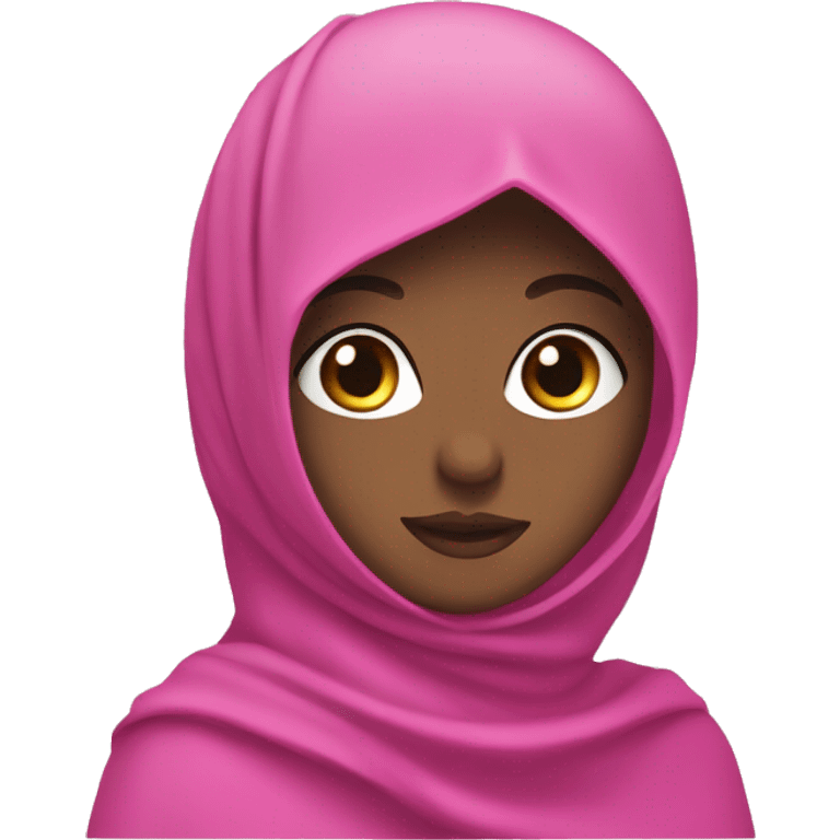 pink niqab and hijab wearing girly transgirl emoji