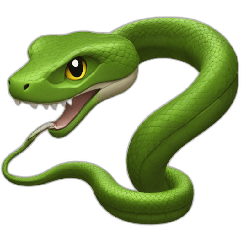 Solide snake emoji