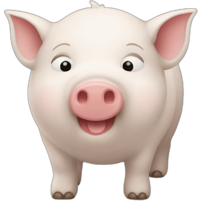 porc qui sourit emoji