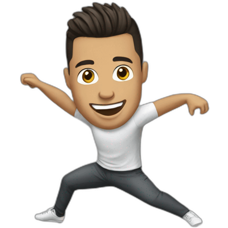 Ronaldo dancing emoji