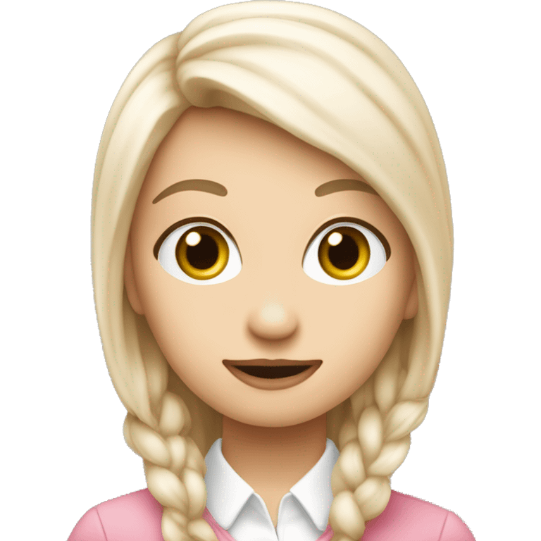 Helt vanligt rosa hjärta emoji